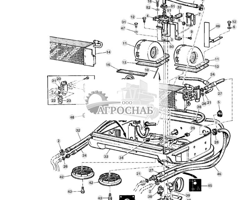 БЛОК ОБОГРЕВАТЕЛЯ, ШЛАНГИ ОБОГРЕВАТЕЛЯ, ДЕТАЛИ ВЕНТИЛЯТОРА - ST209259 266.jpg